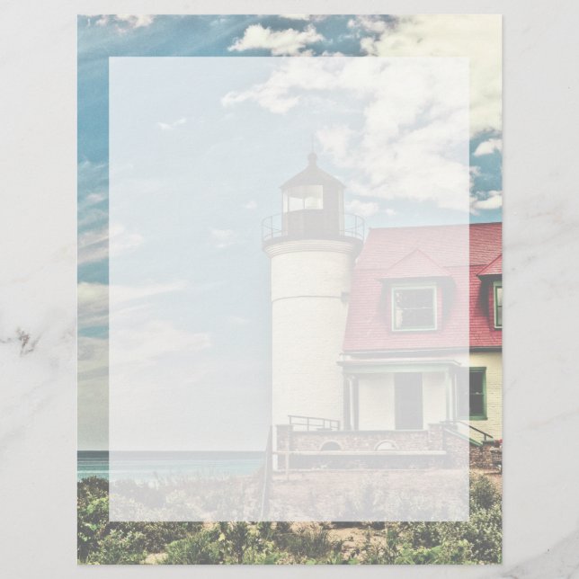 Lámina Faro Point Betsie (Anverso)