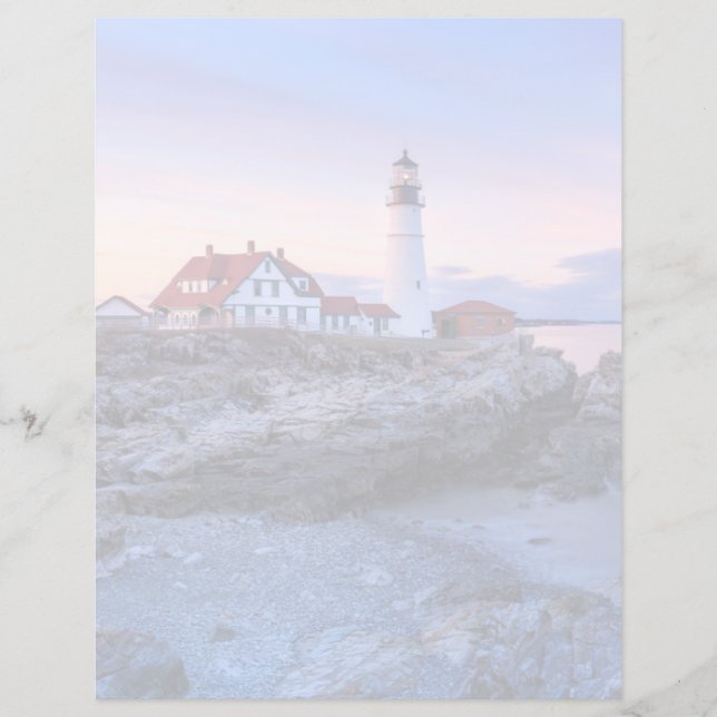Lámina Faros | Cabo Elizabeth, Maine (Anverso)