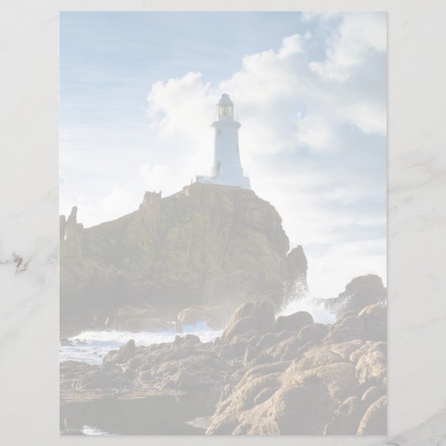 Lámina Faros | Islas del Canal de La Corbière (Anverso)