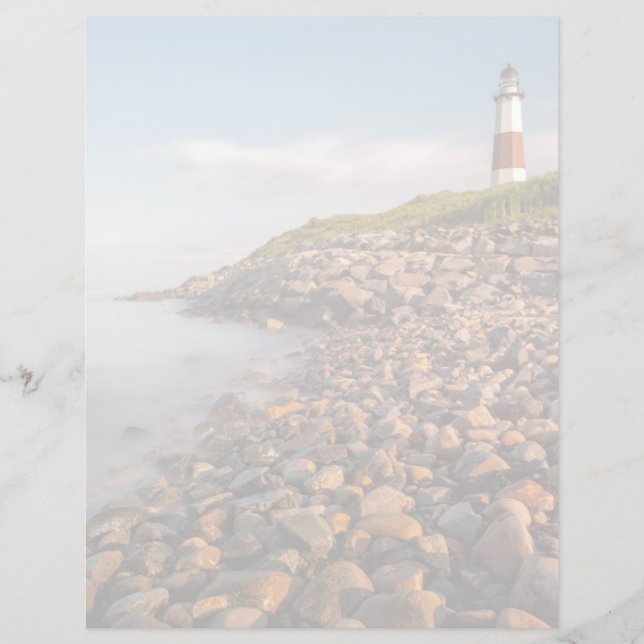 Lámina Faros | Montauk Point Long Island (Anverso)