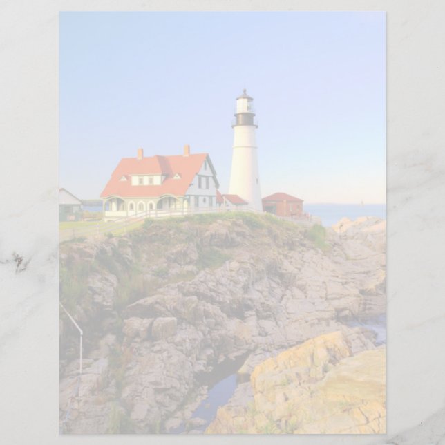 Lámina Faros | Rockport Lighthouse Maine (Anverso)