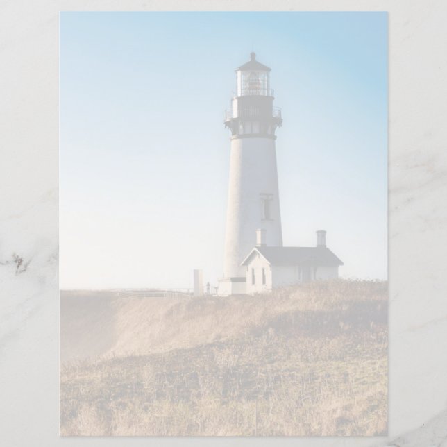 Lámina Faros | Yaquina Head Lighthouse Oregon (Anverso)