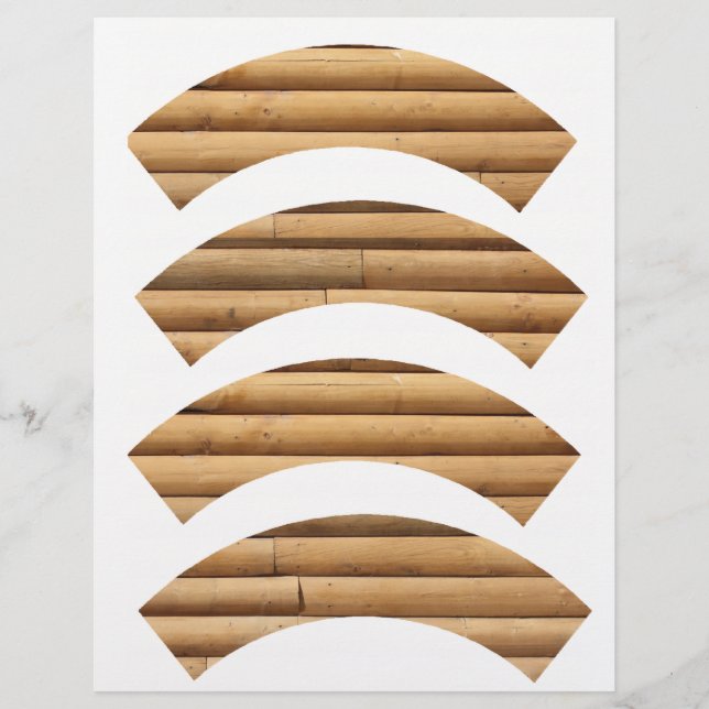 Lámina Faux Log Cabin Siding (Anverso)