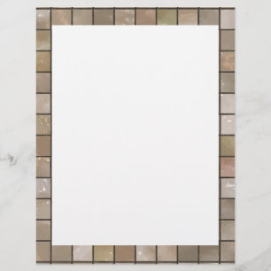 Lámina Faux Tan Floor Tile Image