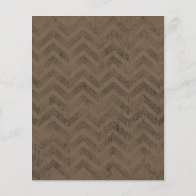 LÁMINA FBZB FADEED CHOCOLATE BROWN ZIG ZAGS ZIGZAG PATTER (Anverso)