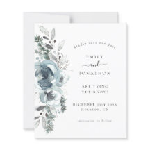 Fecha de ahorro del Boda de floraciones de inviern