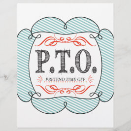 Lámina Felicidades Divertidas Ascendido a Tiempo Libre Im