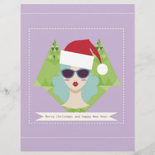 Lámina feliz año nuevo feliz de navidad