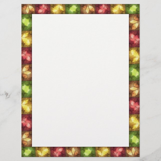 Lámina Feliz Día de Acción de Gracias, Grunge Leaves - Le (Anverso)