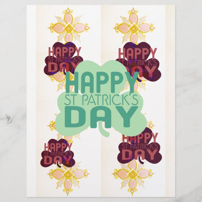 Lámina Feliz día de San Patricio (Anverso)