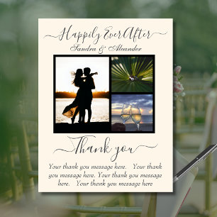 Lámina Feliz día después de tu agradecimiento a Boda foto