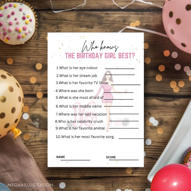 Lámina Feliz dulce dieciséis, cumpleaños 16, juegos de fi (Subido por el creador)