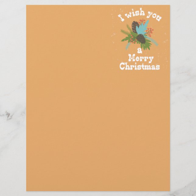 Lámina Feliz Navidad Decoración (Anverso)