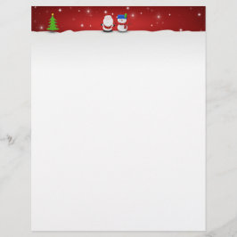 Lámina Feliz Navidad Snowman y Santa