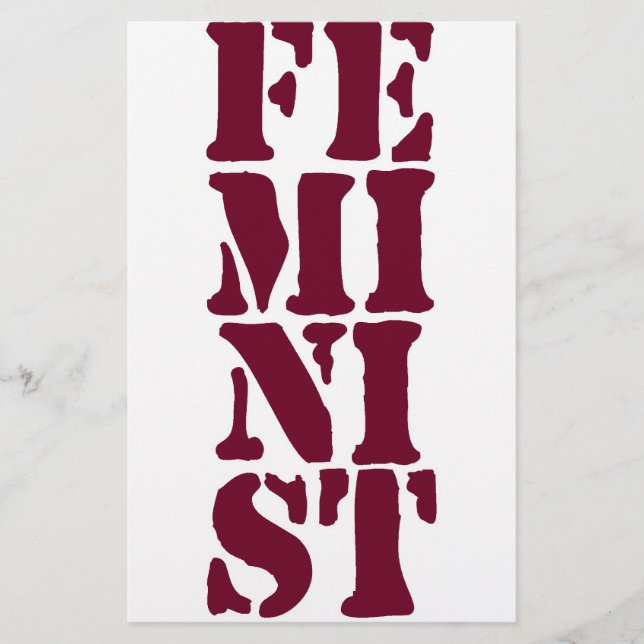 Lámina ¡Feminista! (Anverso)