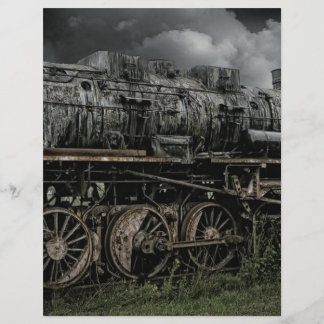 Lámina ferrocarril locomotor del carril del tren del