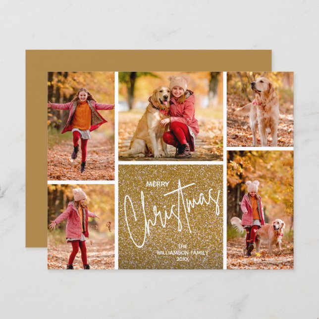 Lámina Ferry Christmas Multi Photo Gold Budget Cards (Anverso / Reverso)