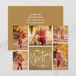 Lámina Ferry Christmas Multi Photo Gold Budget Cards