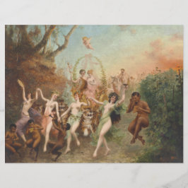 Lámina Fest der Faune und Nymphen Scrapbook Paper
