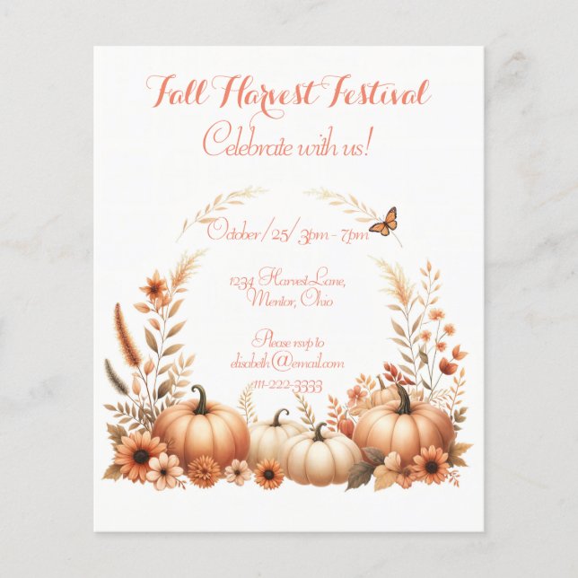 Lámina Festival Fall Harvest (Anverso)