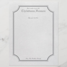 Lámina Festividad gris vintage / Navidades Letra estacion