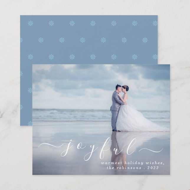 Lámina Festividades de Navidades fotográficos modernos y  (Anverso / Reverso)