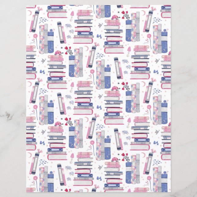 Lámina Ficha de cuento de hadas de libros Libro Blanco Li (Anverso)