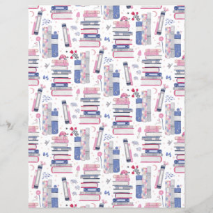 Lámina Ficha de cuento de hadas de libros Libro Blanco Li