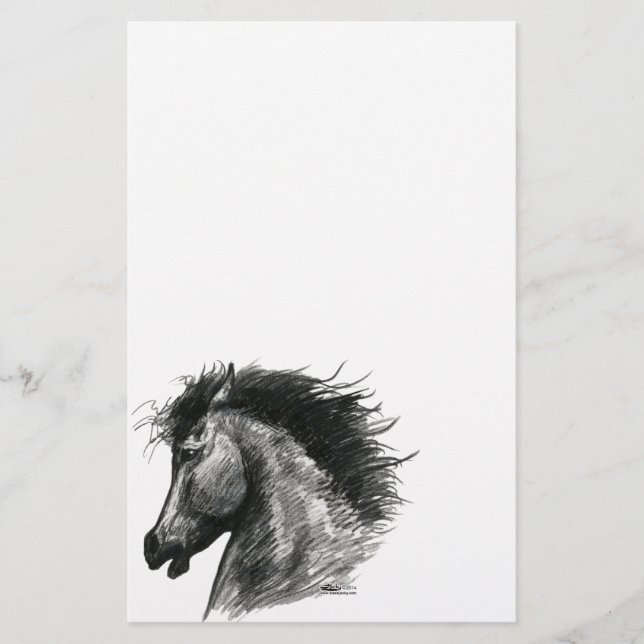 Lámina Fiery Wild Horse (Anverso)