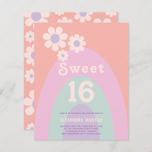 Lámina Fiesta de cumpleaños 16 de Retro