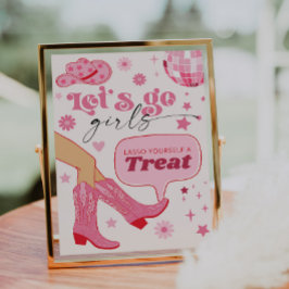 Lámina Fiesta de cumpleaños de lechera rosada Vamos a tra