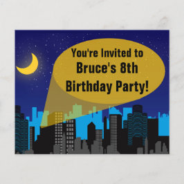 Lámina Fiesta de cumpleaños de superhéroes de la línea no