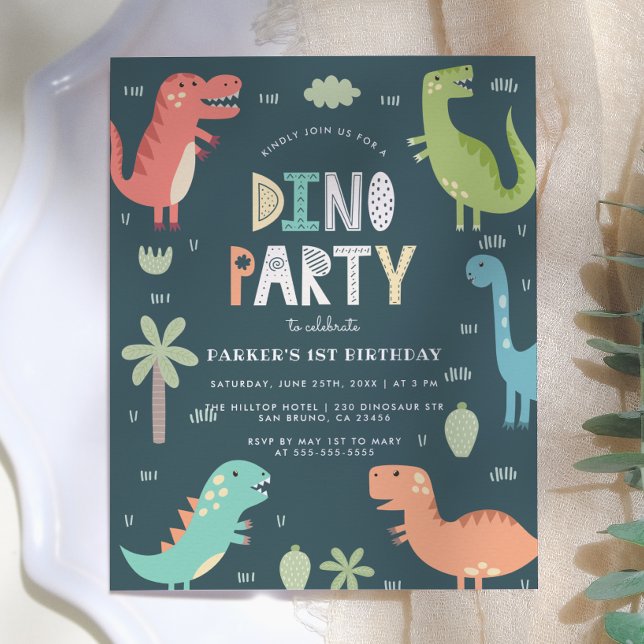 Lámina Fiesta de Dinos con Presupuesto | Cumpleaños de Di (Subido por el creador)