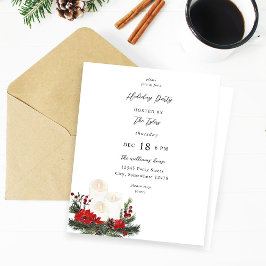 Lámina Fiesta de feriado de velas y Berries para Navidade