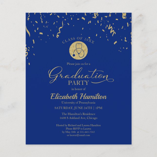 Lámina Fiesta de Grado de la Escuela de Enfermería de Inv (Anverso)