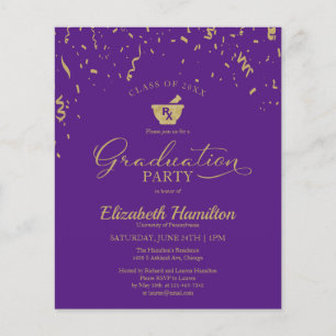 Lámina Fiesta de Grado de la Escuela de Medicina Invitada