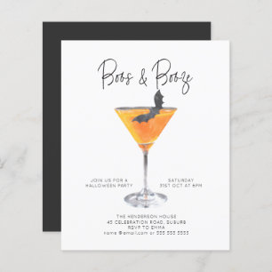 Lámina Fiesta de Halloween de Boos y Cócteles de Booze