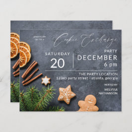 Lámina Fiesta de Intercambio de Galletas con Naranja y Gi