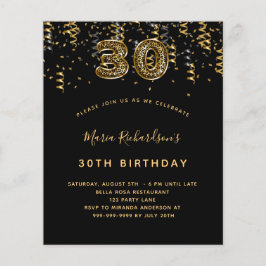 Lámina Fiesta de Leopardo de oro negro de 30 años de pres