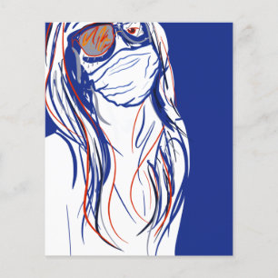 Lámina fiesta de máscara facial