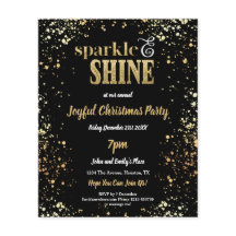 Fiesta de Navidades negros de Budget Sparkle Shine