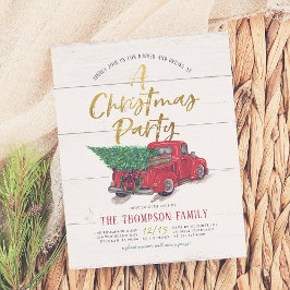 Lámina Fiesta de Navidades Rústicos de la Madera Vintage