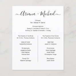 Lámina fiesta de novias Minimalista blanco negro simple p