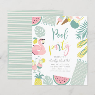 Lámina Fiesta de reserva de verano presupuesto guión dulc