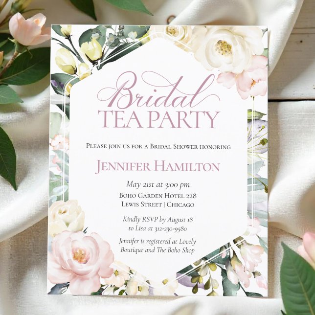 Lámina Fiesta de té de novia | Invitación a Floral Bridal (Subido por el creador)