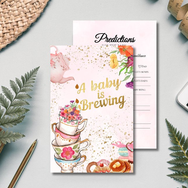 Lámina Fiesta de té floral Bebé está preparando juego de  (Subido por el creador)