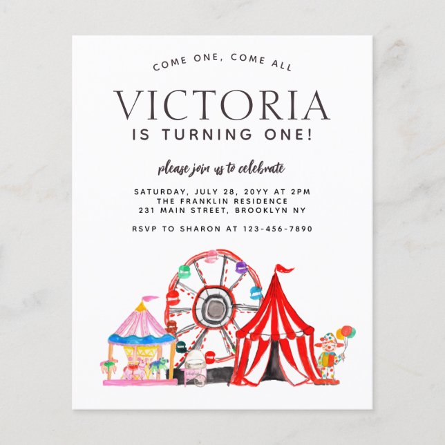 Lámina Fiesta del Festival del Círculo de Carnaval de Pre (Anverso)