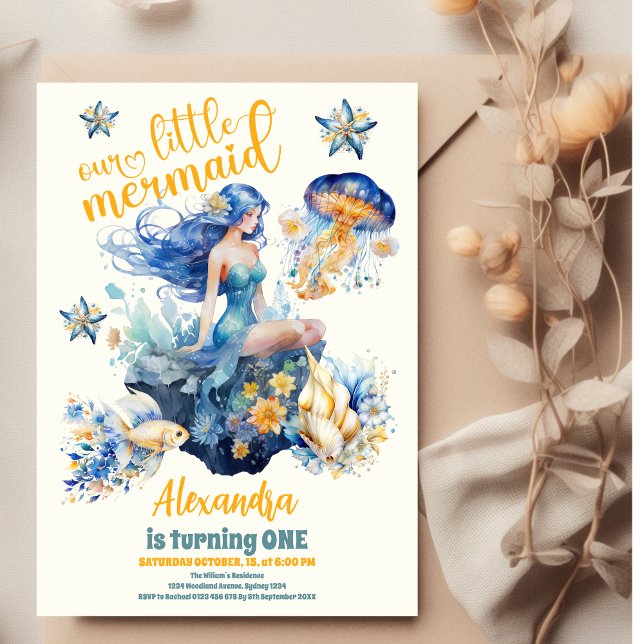 Lámina Fiesta del primer cumpleaños de la sirena mágica p (Subido por el creador)