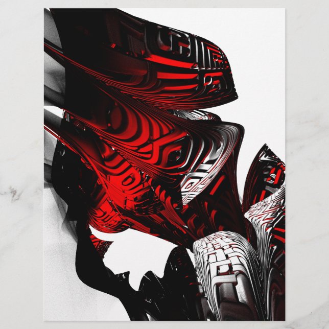 Lámina Fiesta fractal (Anverso)