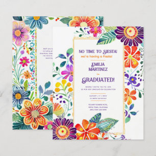 Lámina FIESTA GRADUATION Folkart Flowers Tema